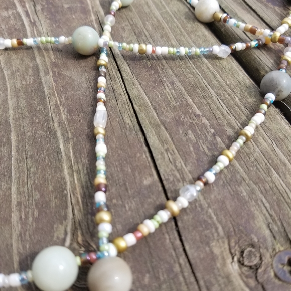 Handemade beaded wrap necklace - Picture 3 of 3